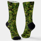 Custom camo whitetail crew socks socken (Gewinkelt)