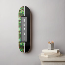 Custom Camouflage Skateboard