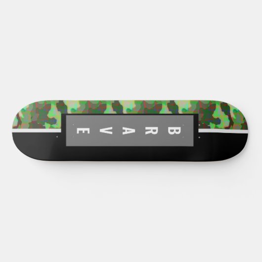 Custom Camouflage Skateboard (Horizontal)