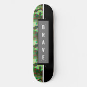 Custom Camouflage Skateboard (Vorderseite)