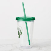 Custom Camp Bachelorette Party Moderne Rustikal Acryltrinkbecher (Links)