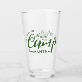 Custom Camp Bachelorette Party Moderne Rustikal Glas