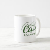 Custom Camp Bachelorette Party Moderne Rustikal Kaffeetasse (VorderseiteRechts)
