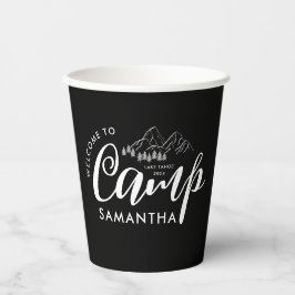 Custom Camp Bachelorette Party Moderne Rustikal Pappbecher