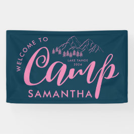 Custom Camp Bachelorette Party Moderne Rustikal ro Banner
