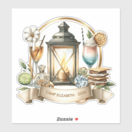 Custom Camp Bride Pride Bachelorette Wochenende Aufkleber