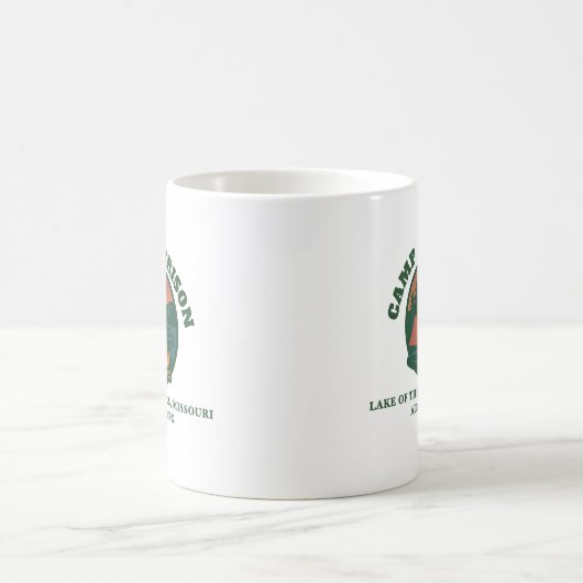 Custom Camp Lake Bachelorette Kaffeetasse (Mittel)