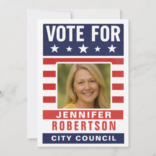 Custom Campaign Election Einladung (Vorderseite)