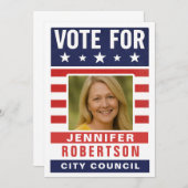 Custom Campaign Election Einladung (Vorne/Hinten)