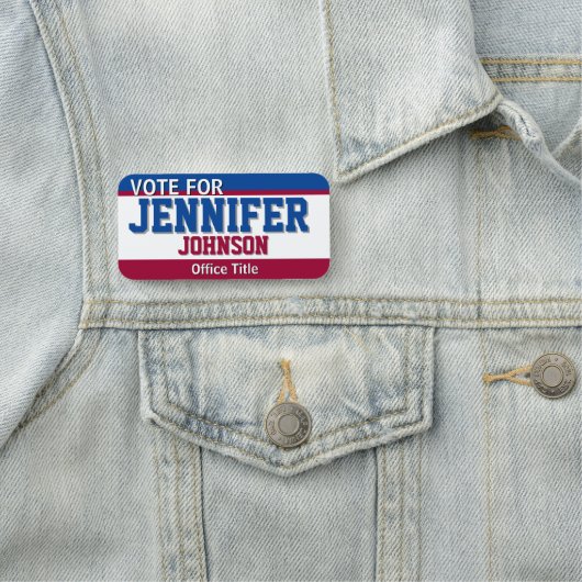 Custom Campaign Name Template Namensschild (Beispiel)