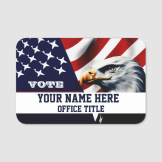 Custom Campaign Name Template Namensschild