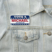 Custom Campaign Personalized Name Namensschild (Beispiel)