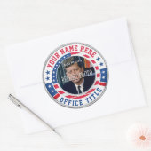 Custom Campaign Photo Runder Aufkleber (Umschlag)
