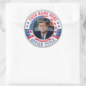 Custom Campaign Photo Runder Aufkleber (Tasche)