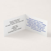 Custom Campaign Template Business Card Visitenkarten (Innenseite)