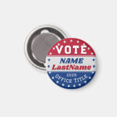 Custom Campaign Template for Elections Magnet (Vorderseite/Rückseite)