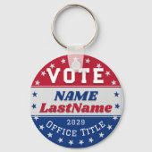 Custom Campaign Template for Elections Schlüsselanhänger (Vorderseite)