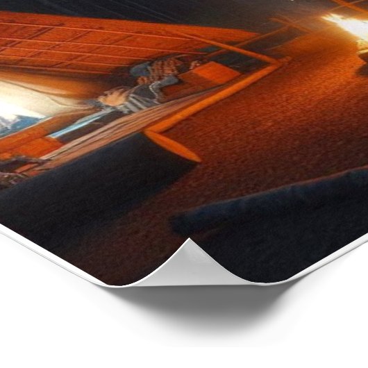 Custom Campingwall Poster (Ecke)