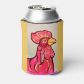 Custom Can Cooler mit Red Rooster Dosenkühler (Kanne Rückseite)