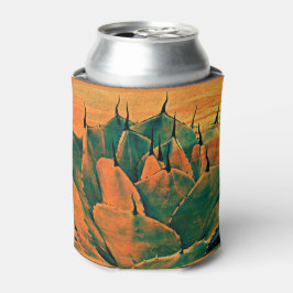 Custom Can Cooler - Sonoran Cactus in Orange Dosenkühler
