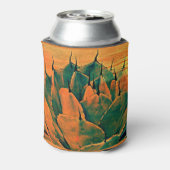 Custom Can Cooler - Sonoran Cactus in Orange Dosenkühler (Kanne Rückseite)