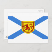 Custom Canada NOva Scotia Flag Postkarte (Vorne/Hinten)