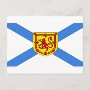 Custom Canada NOva Scotia Flag Postkarte