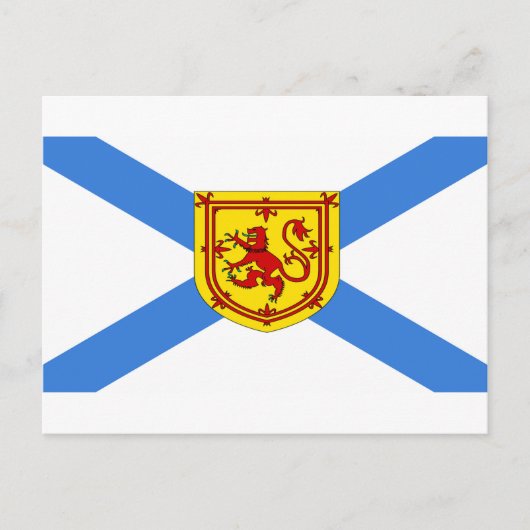 Custom Canada NOva Scotia Flag Postkarte (Vorderseite)