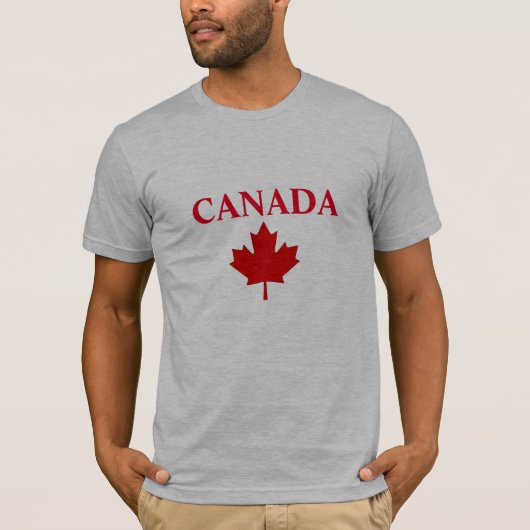 Custom Canadian Maple Leaf Canada Primedesign T-Shirt (Vorderseite)