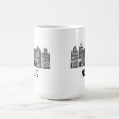 CUSTOM Canal House Rainbow Amsterdam Holland Kaffeetasse (Mittel)