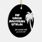 Custom Cancun-Geschenk Keramikornament (Rechts)