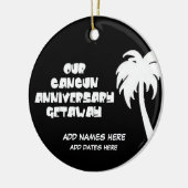 Custom Cancun-Geschenk Keramikornament (Links)