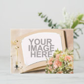 Custom Candle UAWG Elegant Einladung (Stehend Vorderseite)