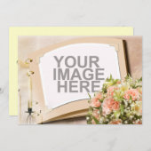 Custom Candle UAWG Elegant Einladung (Vorne/Hinten)