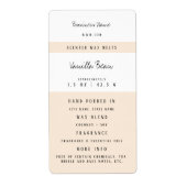 Custom Candle Wax Melt Labels (Vorne)