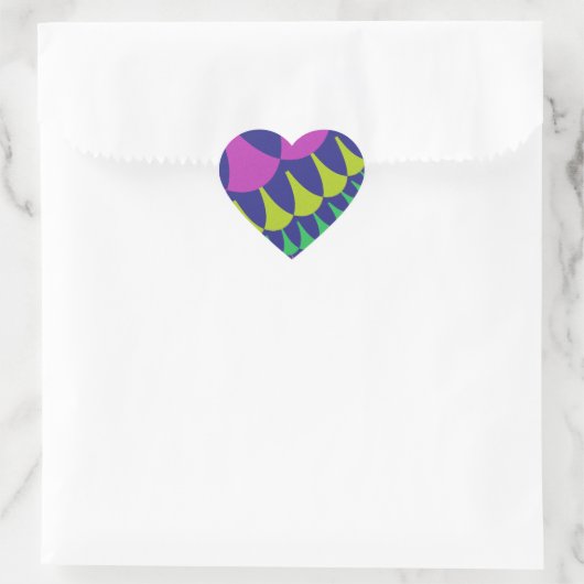 Custom Candy Tart Scales Heart Stickers (Tasche)