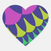 Custom Candy Tart Scales Heart Stickers (Vorderseite)