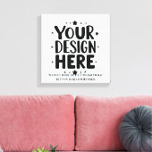 Custom Canvas Print from Your Photo Leinwanddruck (Insitu (Wohnzimmer))