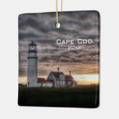 Custom Cape Cod Lighthouse Travel 2 Foto Modern Keramikornament (Links)