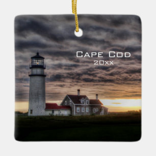 Custom Cape Cod Lighthouse Travel 2 Foto Modern Keramikornament