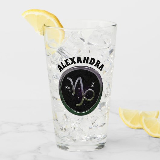 Custom Capricorn Glas (Vorderseite Ice)