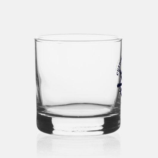 Custom Captain Boat Nautical Gift Whiskyglas (Links)