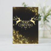 Custom Card 2021 Weihnachts-Rentiergeschenke RSVP Karte (Stehend Vorderseite)