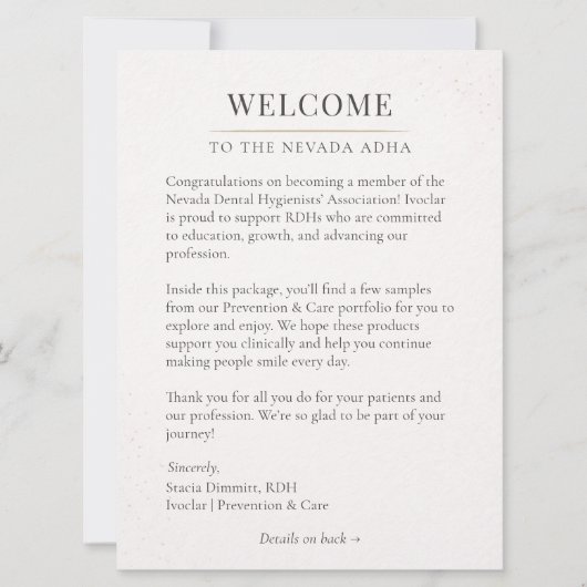 Custom Card For Ivoclar Karte (Vorderseite)