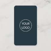 Custom Cards modern, Social Media QR Code Visitenkarte (Rückseite)