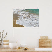 Custom Caribbean Beach Poster (Küche)