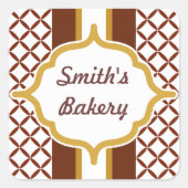 Custom Carmel Chocolate Sticker (Vorderseite)