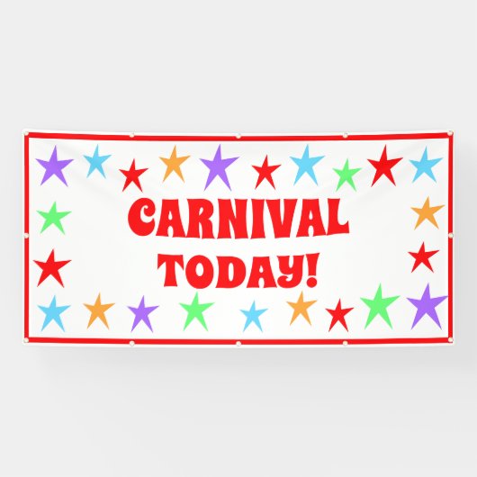 Custom Carnival Banner (Horizontal)