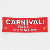 Custom Carnival Banner (Horizontal)