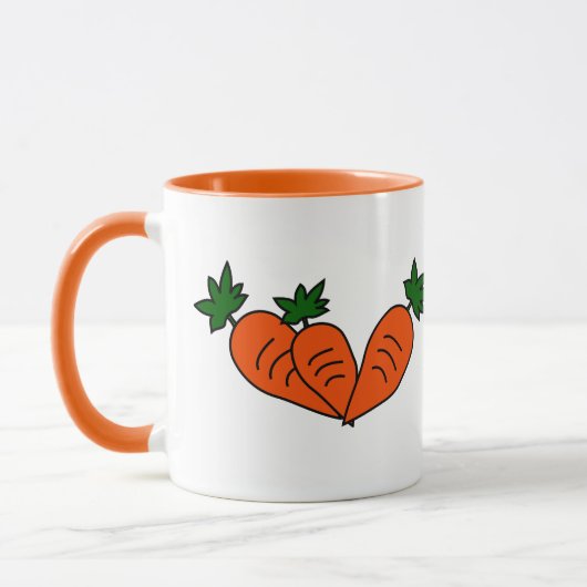Custom Carrot Tasse (Links)